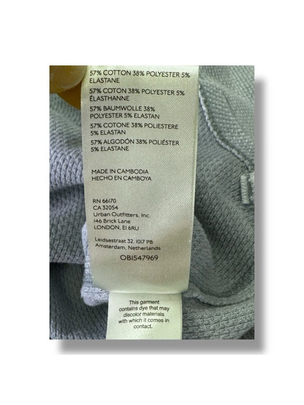 Free People We The Free Anakin Thermal Waffle Henley Top V Neck Knit Green Sz L